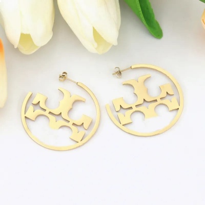 Aretes huecos, acero inoxidable Bafy joyeria 